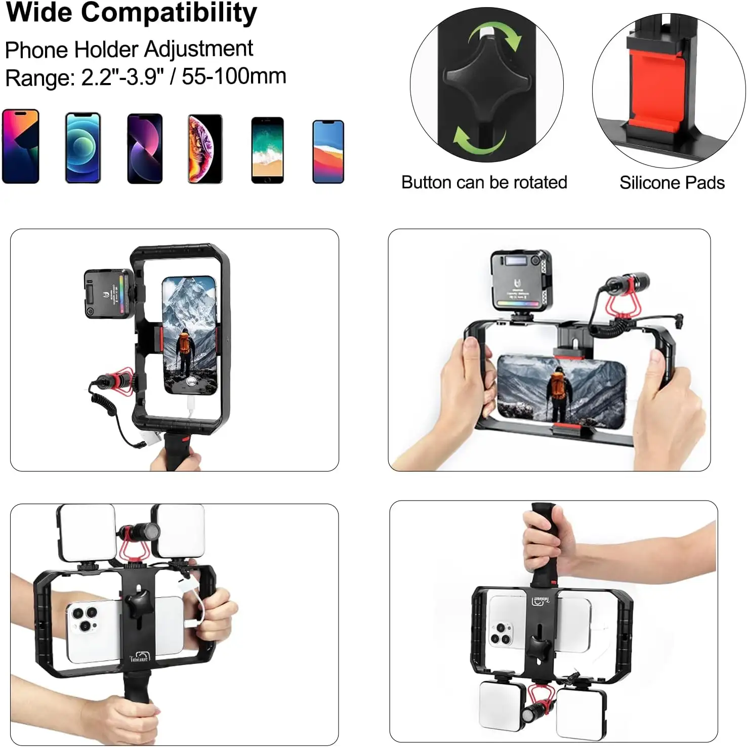 Taisioner Smartphone Video Rig Hand Grip - 71xqa0p2cl._ac_sl1500_